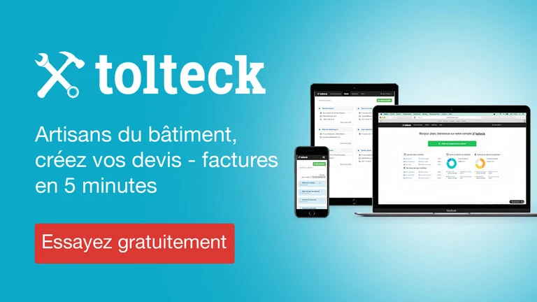 Créez vos devis et factures avec TOLTECK
