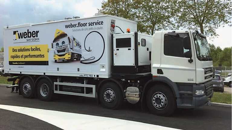 weberfloor service, weber, préparation et finition des sols, service