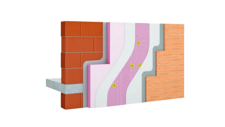 webertherm XM ultra 22 calé-chevillé avec finition plaquette