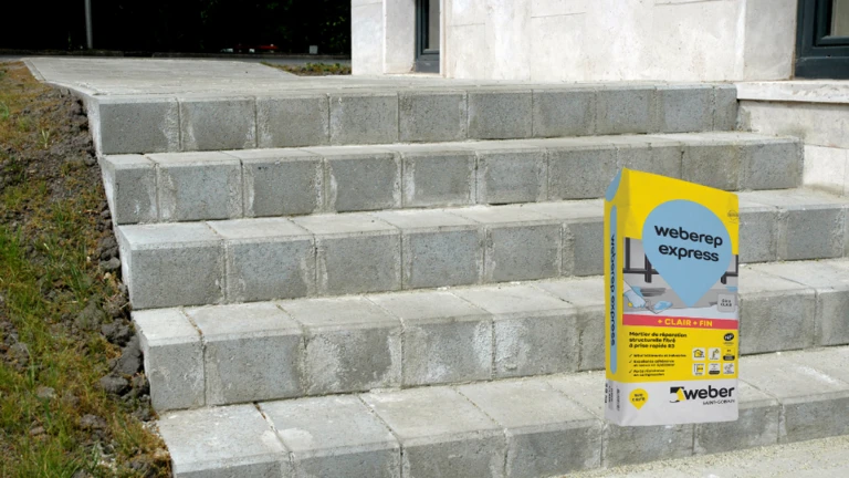 Reparation marches en beton