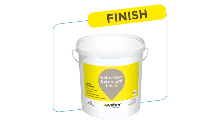 weberfloor béton ciré finish 