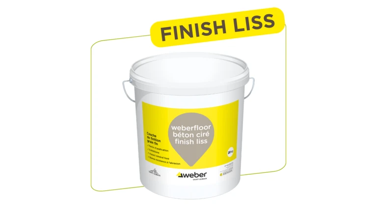 weberfloor béton ciré finish liss 