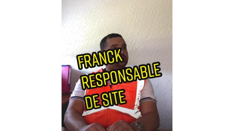 Franck responsable de site 
